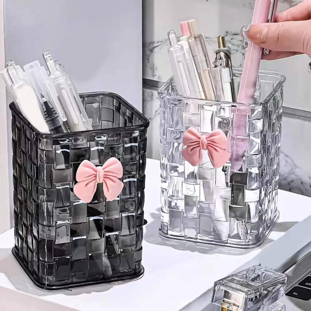 Держатель для ручек Держатель для кистей для макияжа с вместительностью и несколькими отделениями для организации стола Органайзер для косметики Держатель для карандашей