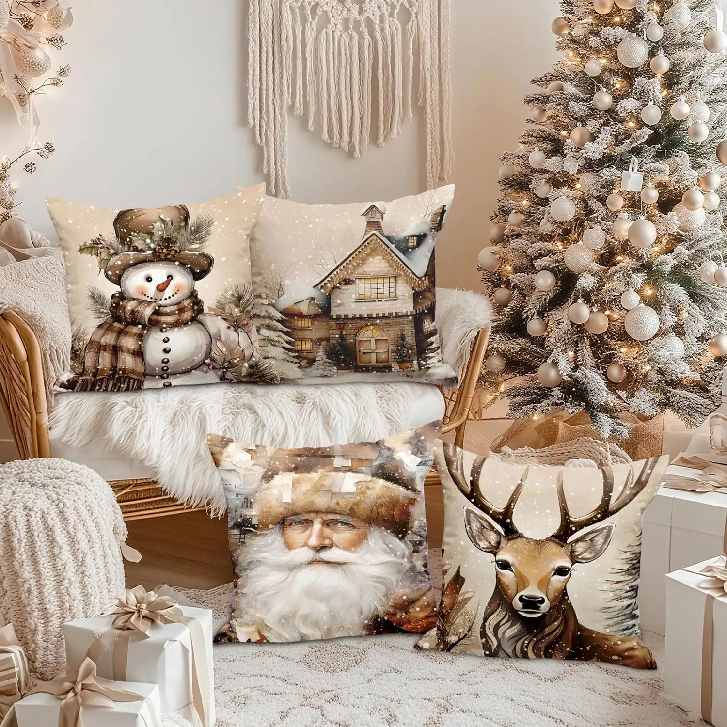 Juego De 4 Fundas D… - image