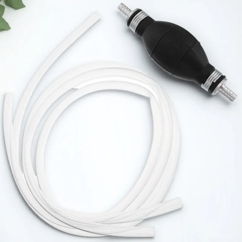 

1Pcs Hand Pump Oil Fuel Transfer Siphon Pump Liquid Transfer Hose for Emergency Vehicles Lawn Mower Brush