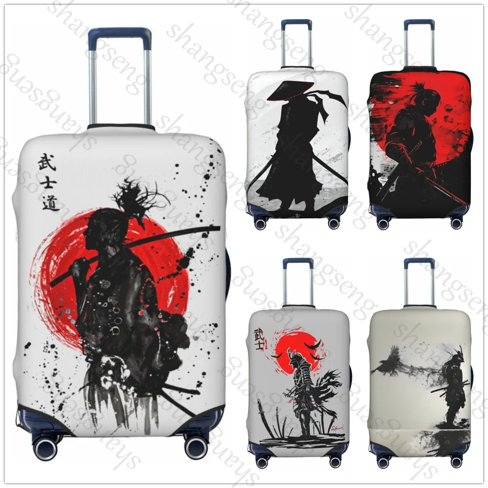 Japanese Samurai Thicken Luggage Cover Elasticity Trolley dust cover Suitcase Protection Suitcase Case Accessories