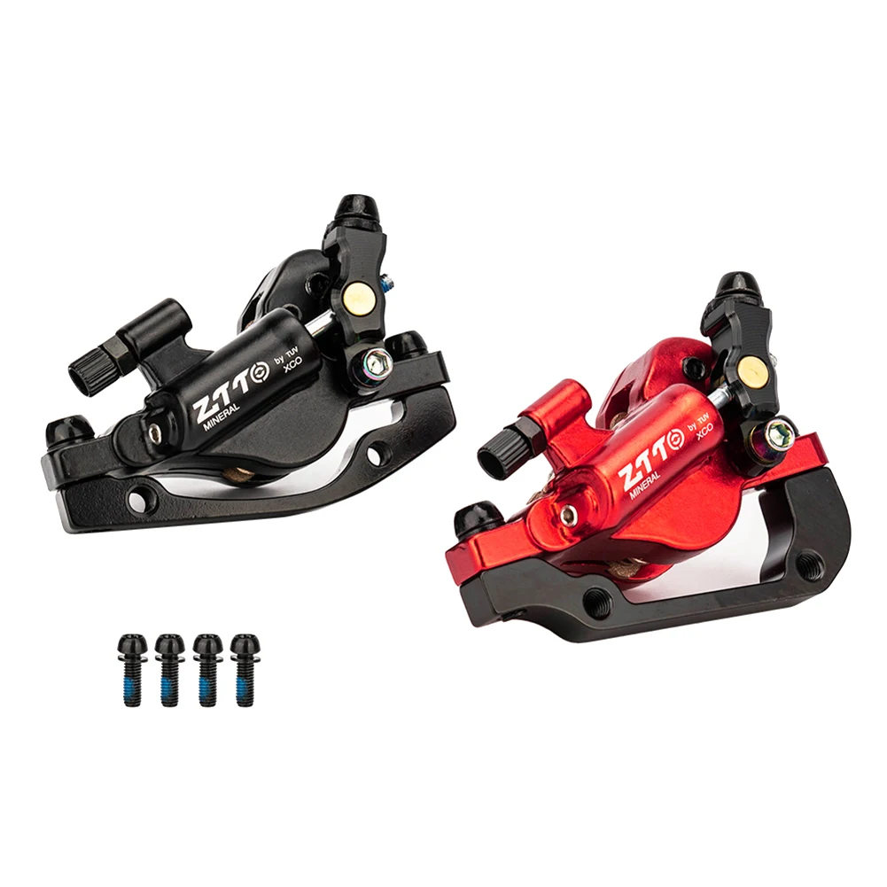 ZTTO MTB Bicycle Road Bike Hydraulic Disc Brake Calipers Front Rear Cable Control Bicycle Oil Brake Rotor,Black