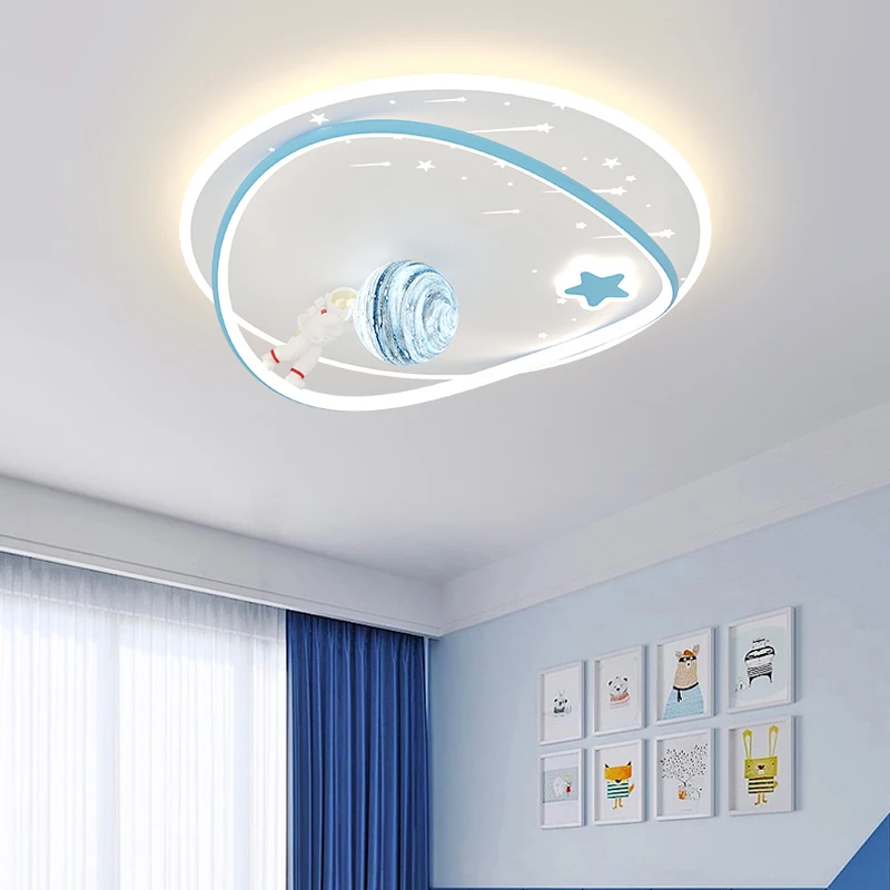 Imagem -03 - Lâmpada Moderna do Teto Led para Crianças Lustre de Teto para Quarto Infantil Decoração de Casa Iluminação do Quarto de Meninas e Meninos