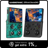 Consola de juegos portátil Retro Anbernic RG35XX Pro, pantalla IPS de 3,5 pulgadas, 64GB, reproductor de sistema operativo Linux RG35XXPro, 3200mAh, compatible con Bluetooth