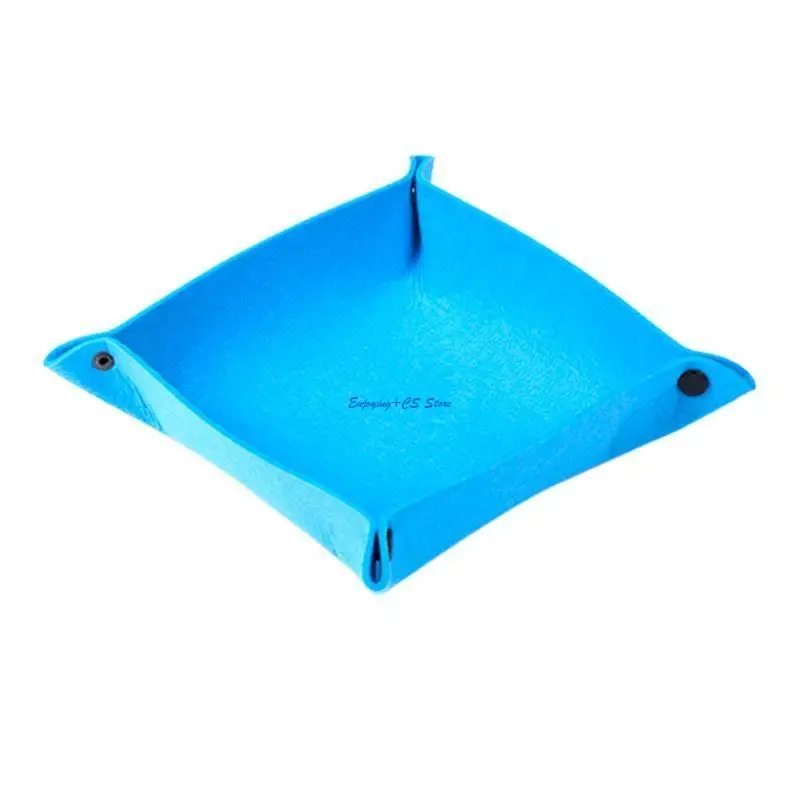 Y51D Gioielli per portafoglio portafoglio Desktop Sundries Bins Felt Tay Board Game