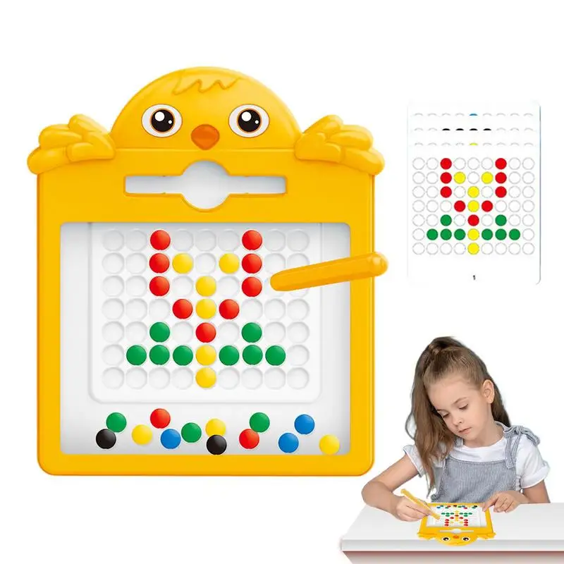 Magnetic Drawing Board For Kids Doodle Board With Two Magnet Pens Cute Duck Montessori Educational Preschool Toy