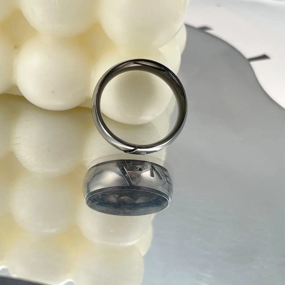 Stainless Steel Ring Non-Fading Unique Vintage Versatile Letter Ring Neutral Style Ring Suitable for Both Men And Women