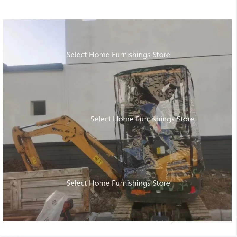 Suitable for Micro-digging Warm Awning, Cold-proof Rain Awning, Excavator Car Clothes, Dust Cover