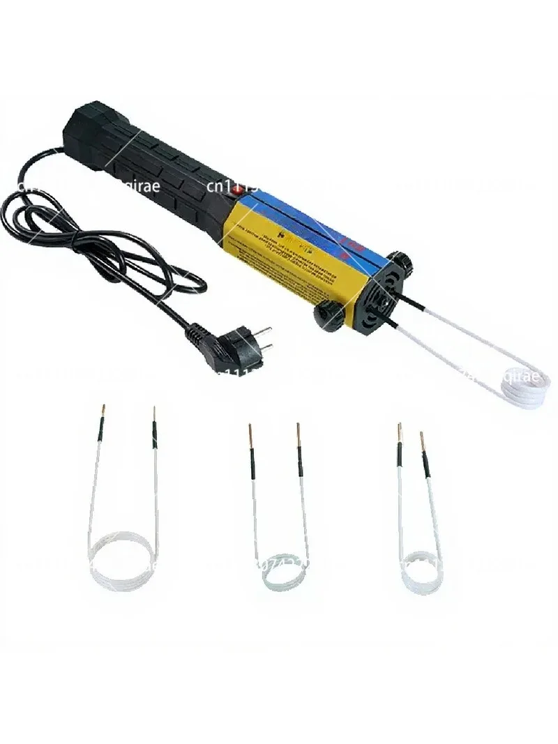 1000W Magnetic Induction Heater Kit Flameless 8 Coils Aluminum Alloy Box for Heating Nuts Gears