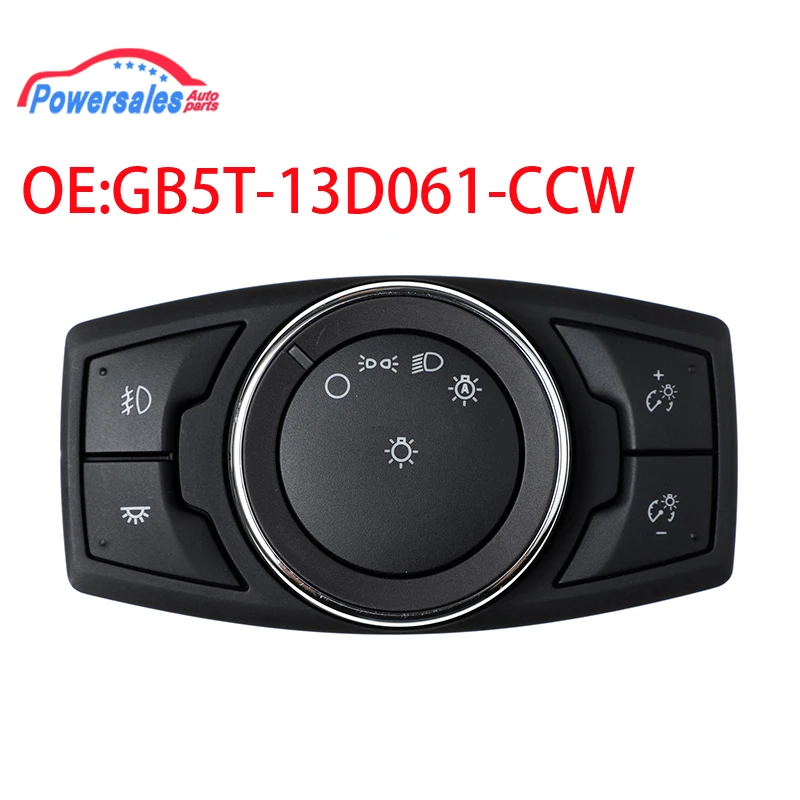 Nouveau bouton de commande de phare et de feux antibrouillard pour Ford Explorer 2016-2019 GB5T-13D061-CCW GB5T13D061CCW GB5T13D061CBW
