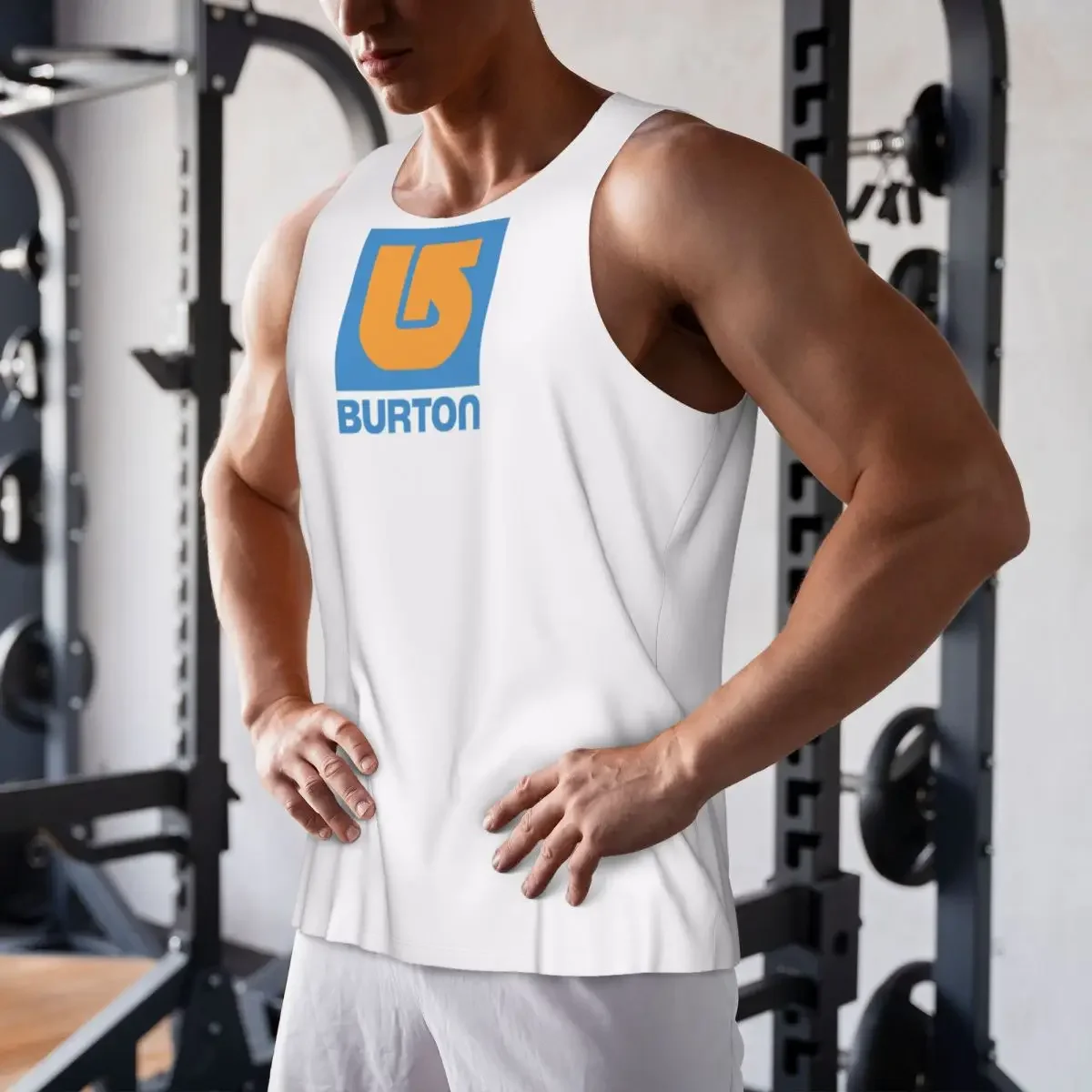 Quick Dry Burton Snowboard Sportive Gym Tank Muscle Sleeveless Shirt Bodybuilding Breathable Vest