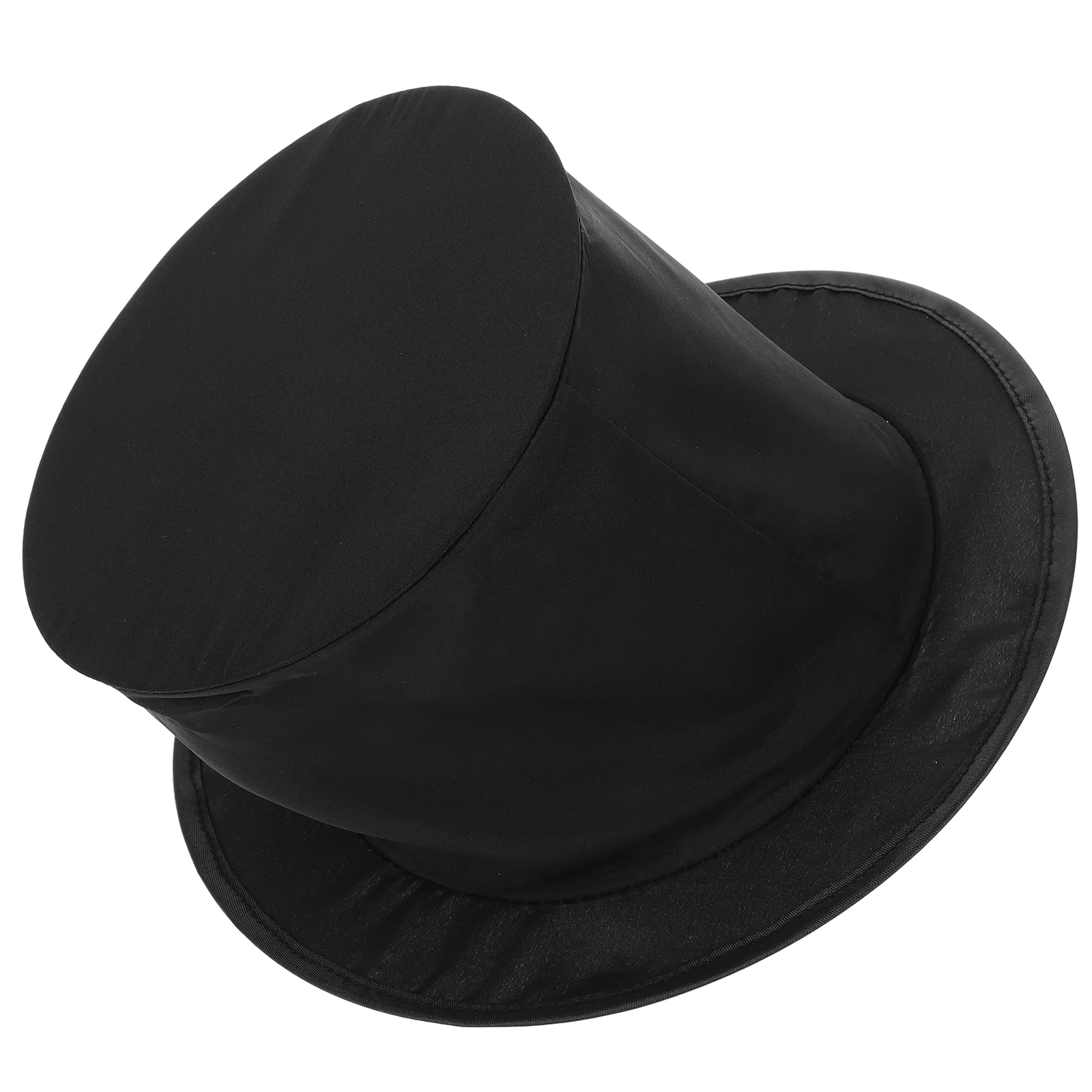 Chapeau haut de forme pliable pour costume de magicien, accessoires de scène pour tours de scène, costume de mélange synthétique pliable, vêtements de sauna, mascarade Tim