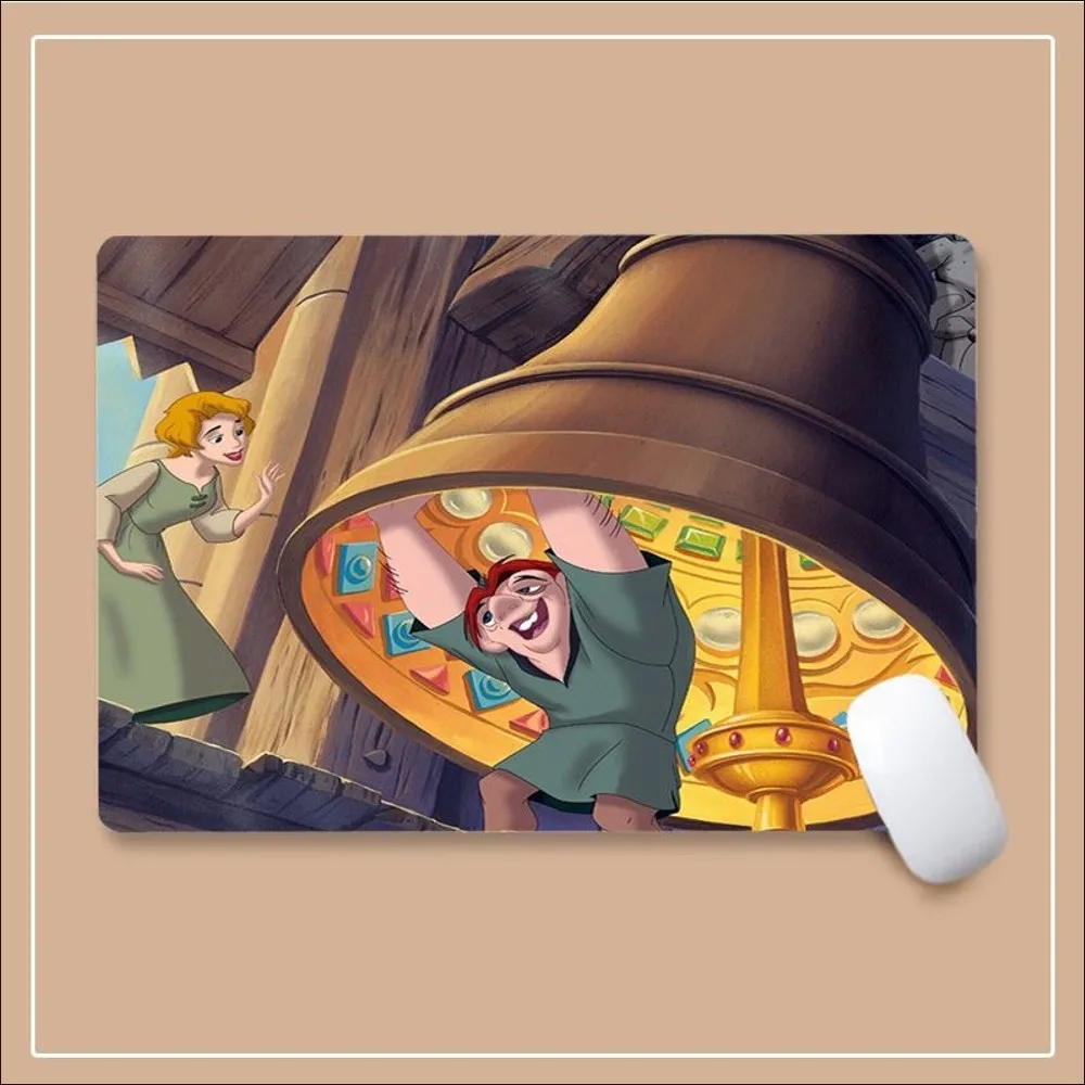 Disney The Hunchback of Notre Dame Mousepad Custom Skin Desktop Desk Mat Kawaii Gaming Students Writing Padmouse Desk Play Mats