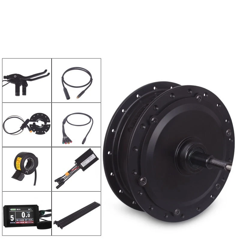 

E-Bike Motor Conversion Kit 36V/48V 350W/500W LCD3 & LCD8 Display for Mountain Bike MTB Electric DIY Upgrade Kit