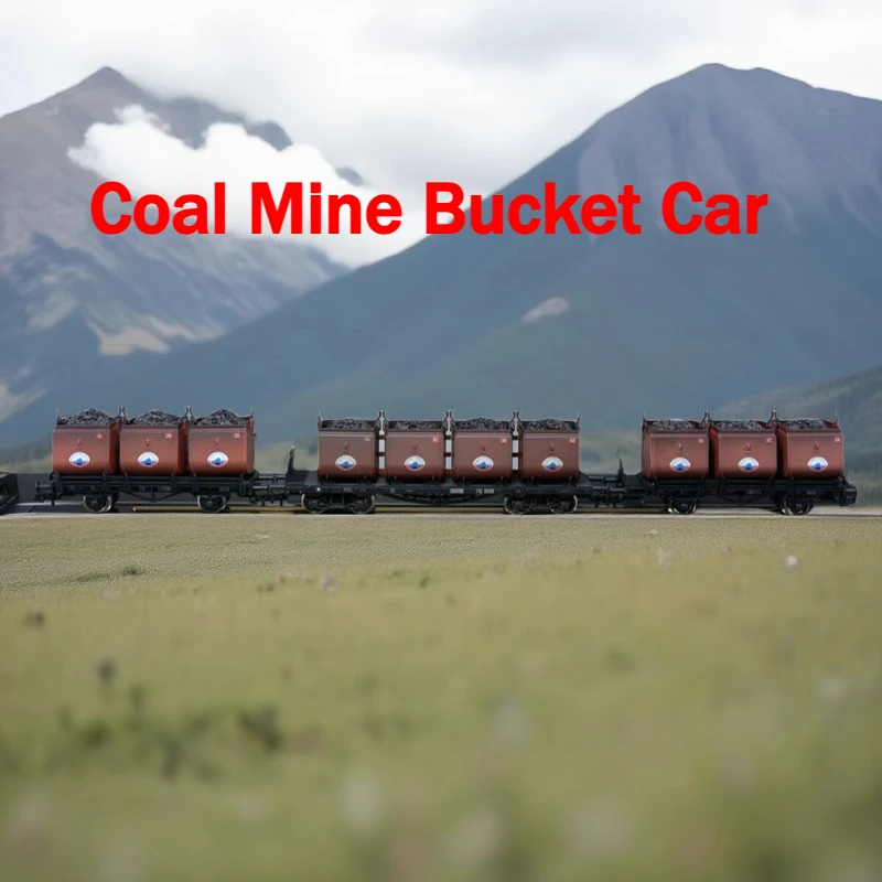 

FLEISCHMANN HO 1/87 Toy Train Classic Second Generation Coal Mine Bucket Car Three-section Carriage Set Boy Toy Gift