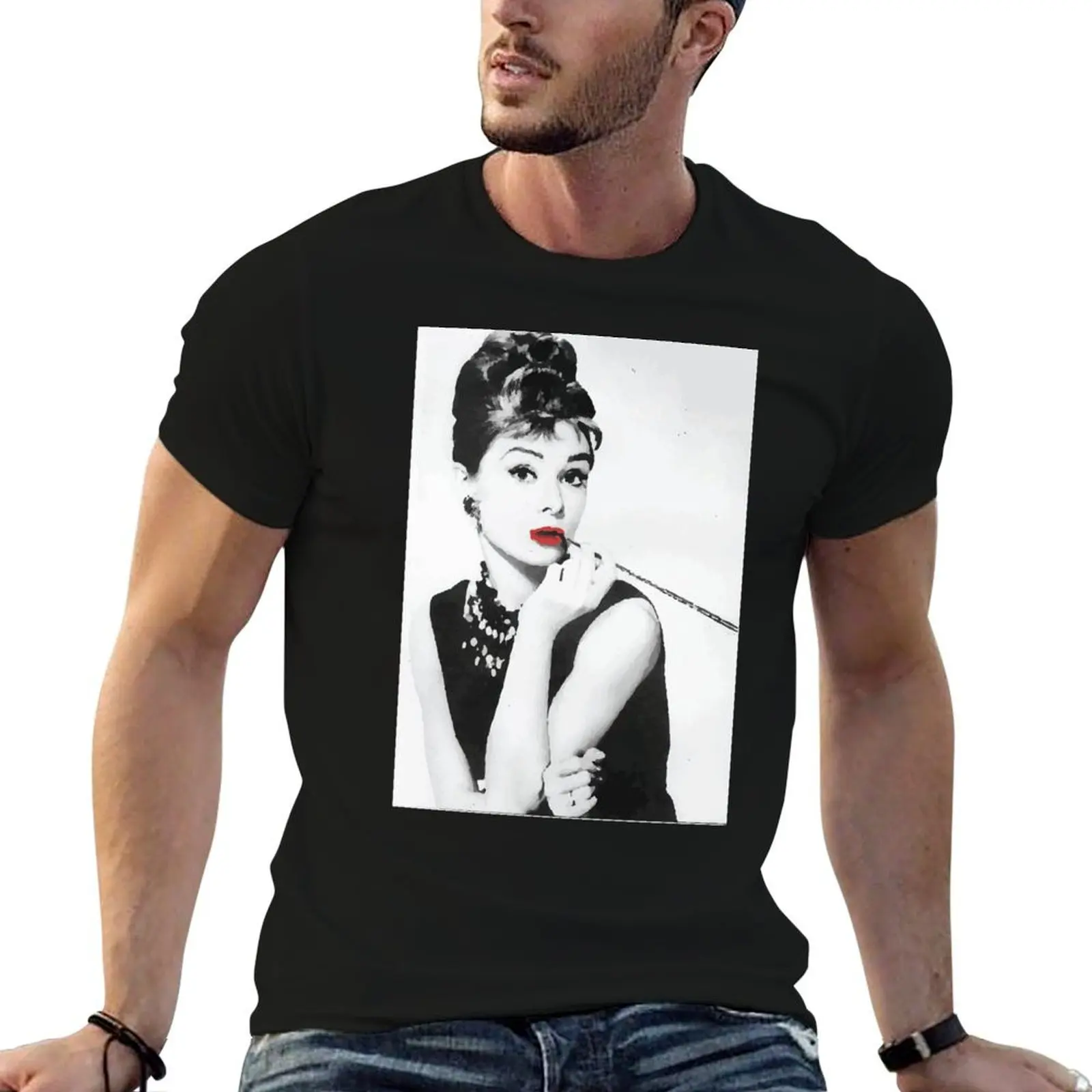 

Audrey Hepburn T-Shirt t shirt custom print man t shirts cotton g man t shirts for men T-shirt