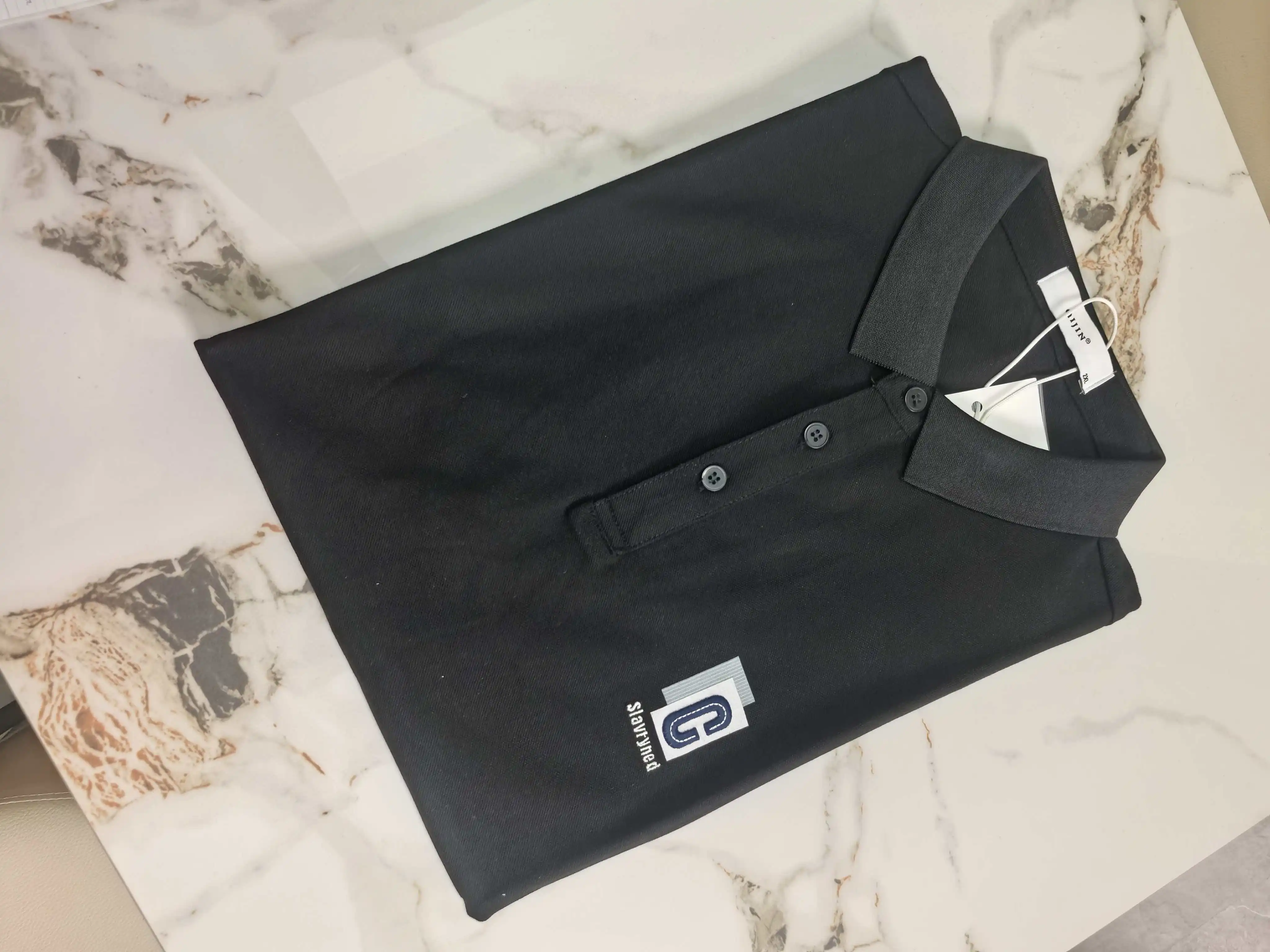 

New Men's Business-Casual Short-Sleeve Solid Color Polo Shirt, Stylish, Breathable, Comfortable and Versatile Top