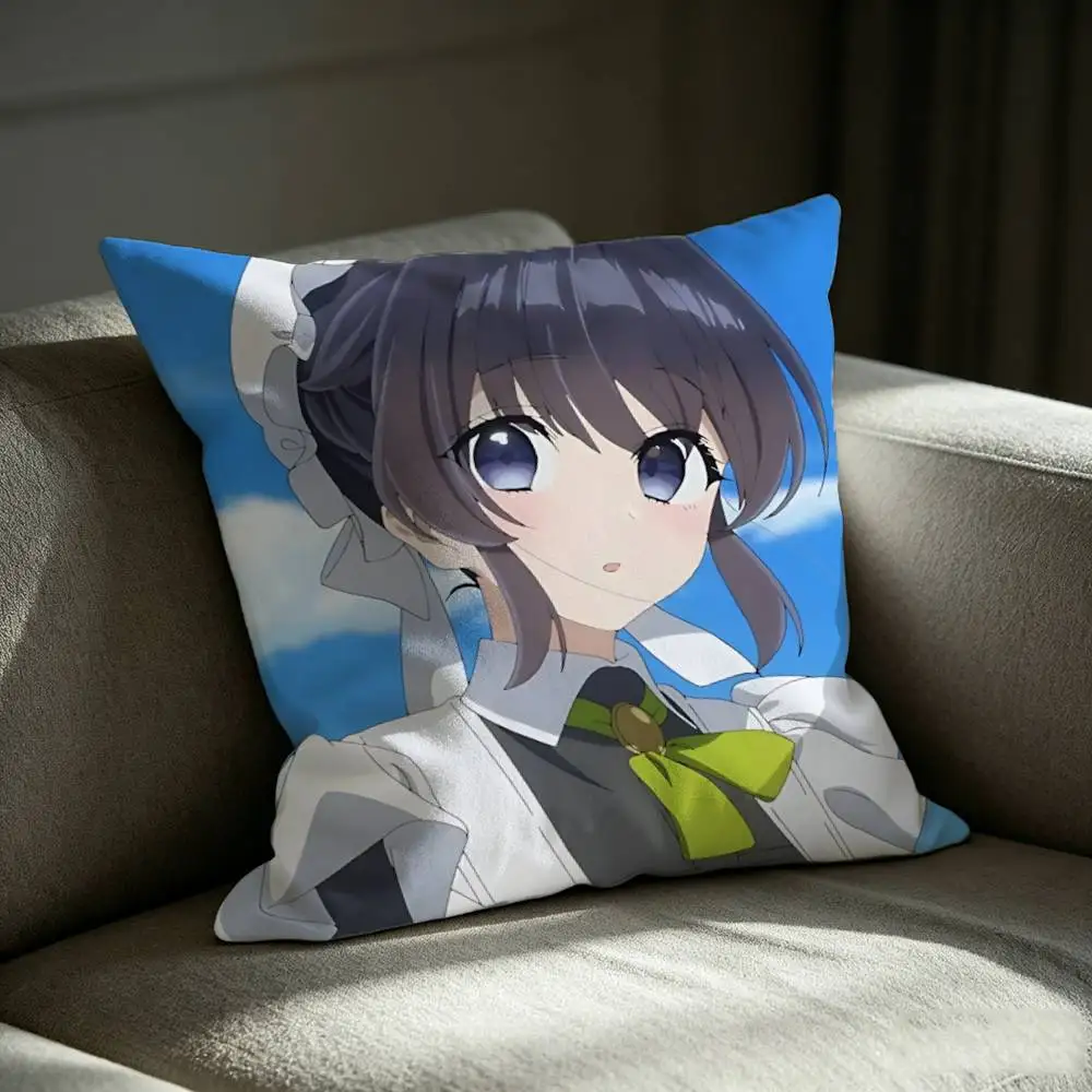 Tio Maid From All-Works Maid Square Sofa Pillow Cover Solid Color Living Room Home Decor Cushion Case