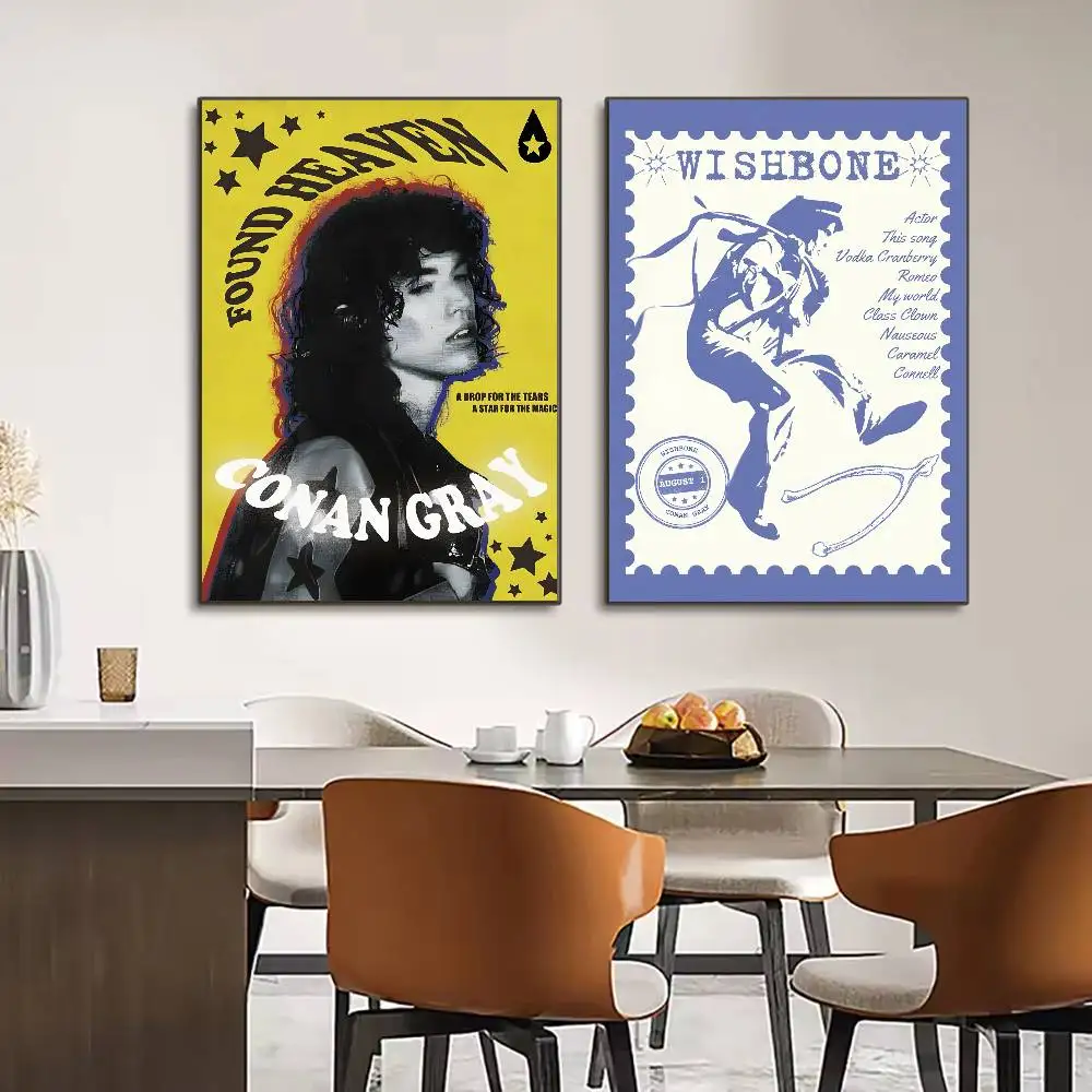 C-Conan Singer GraysPop Poster HD art sticky wall waterproof home living room bedroom bar aesthetic decoration