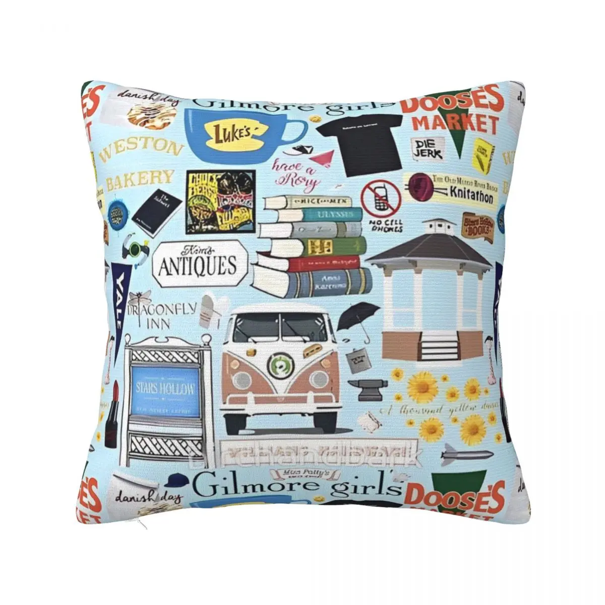 

Наволочка для подушки Gilmore для девушек, я пью кофе, декоративная наволочка для подушки, домашняя наволочка 40*40 см