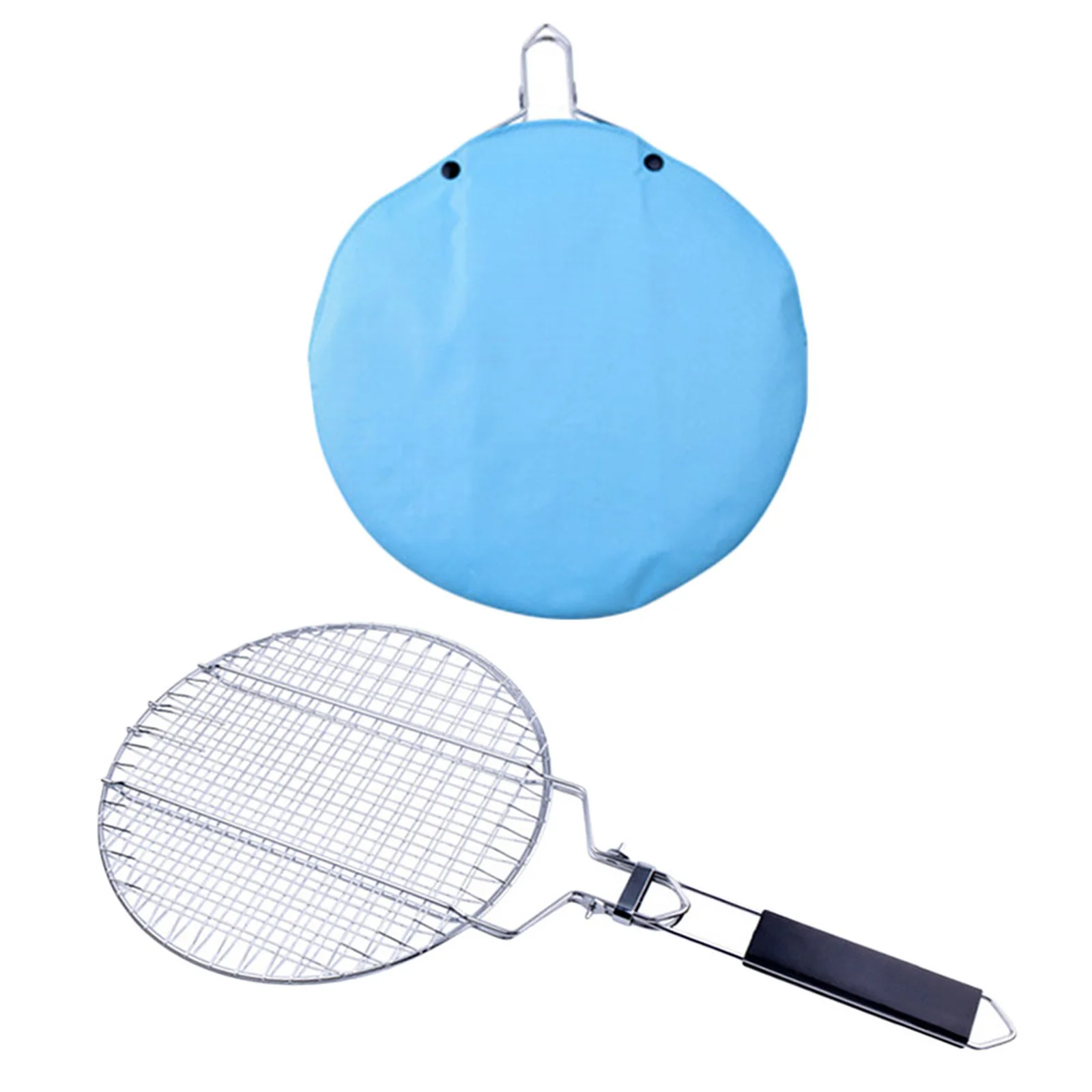 

1 комплект, сетка для барбекю из нержавеющей стали, инструмент для гриля для барбекю, портативный зажим для пикника на открытом воздухе, кемпинга, мяса, рыбы с сумкой для хранения