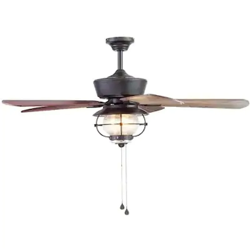 Hafen brise Merrimack II 52-Zoll Matt bronze LED Innen-/Außen decken ventilator mit Lichts atz (5-Blatt)