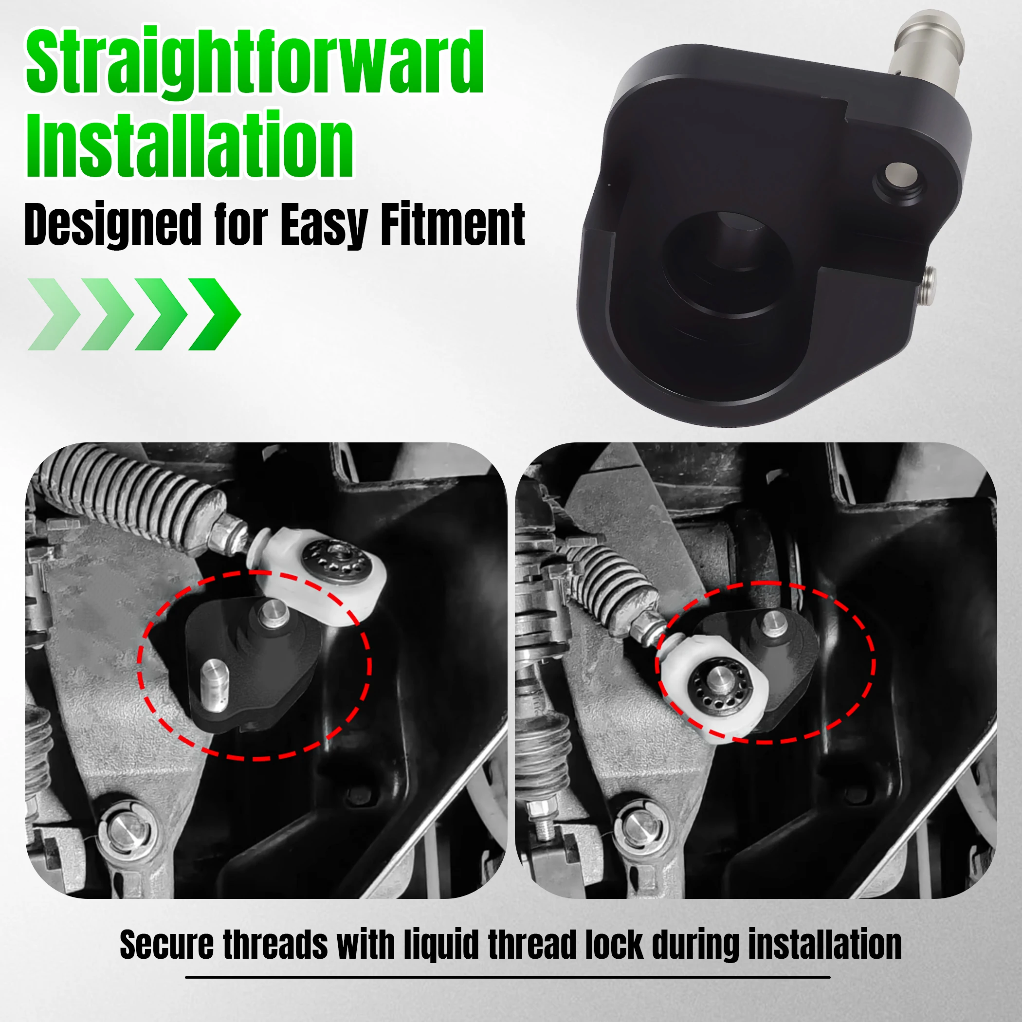 Brandneuer Schnellschaltknüppel für Ford Fiesta MK6 ST Zetoc S 2002-2007 Leistungsupgrade Getriebeverbesserung Benzinmotor – Detail 4