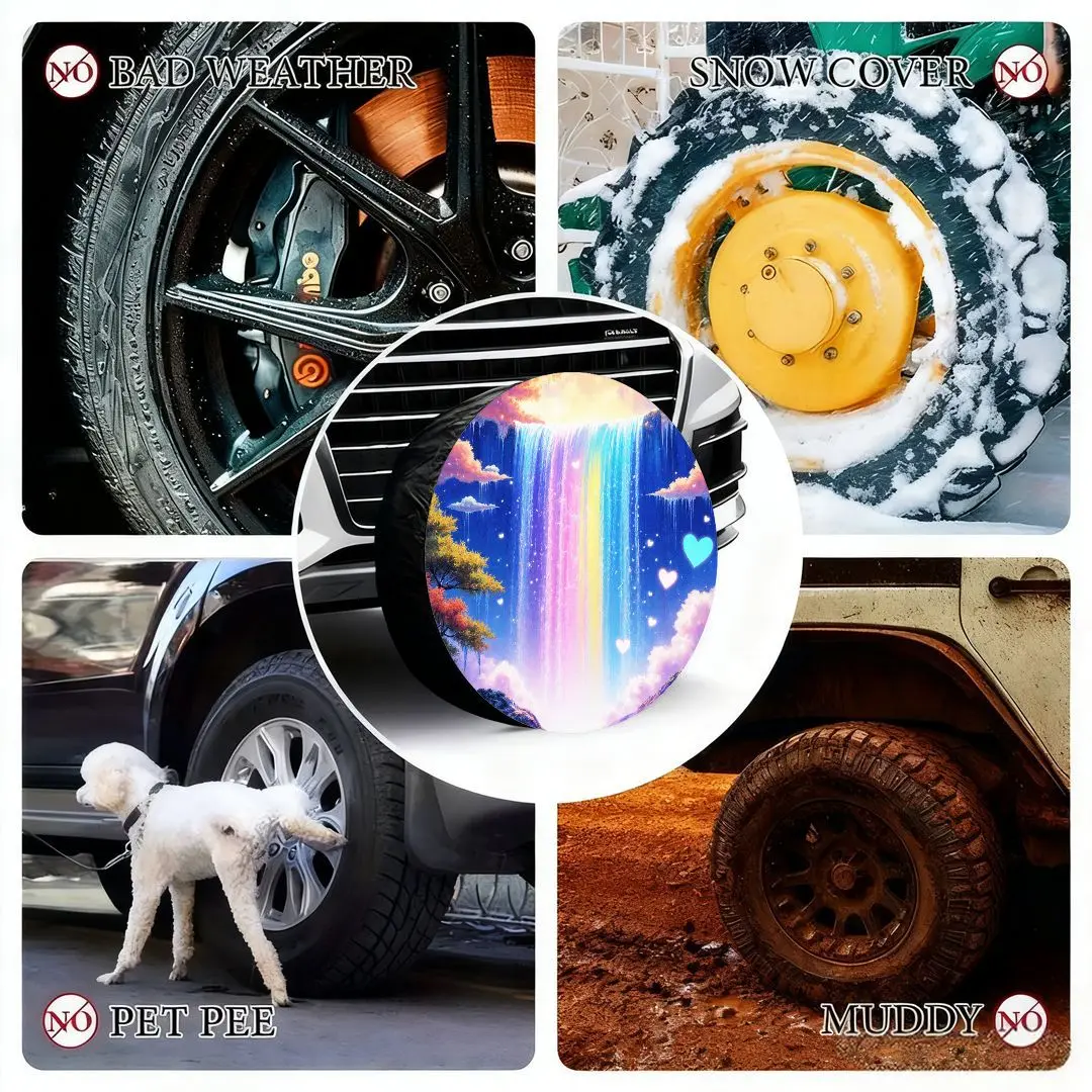 Un colorido vehículo todoterreno en un entorno de ensueño: una mezcla perfecta de magnífico arte natural y atmosférico, ideal para decorar