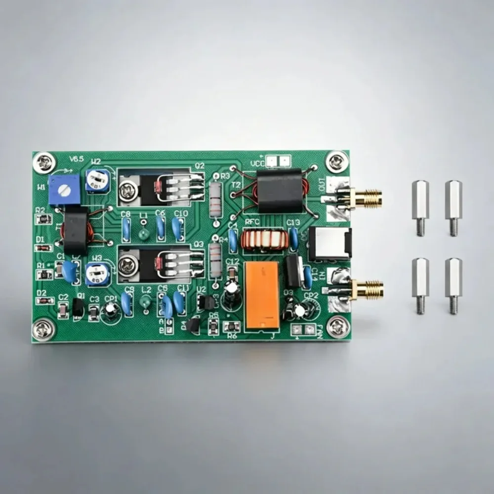 AvaCoreDC 12-13.8V 30W Short Wave Amplifier Board CW SSB Linear HF Power Amplifier Audio Amplifier Module DC 5.5X2.1mm Interface