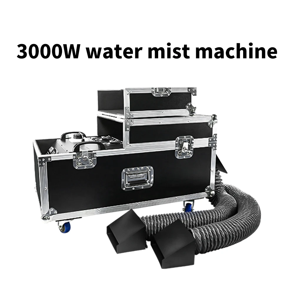 3000 W Low Fog Machine DMX Remote Control 2 Plugs Heavy Machine For Wedding Vacation Party Stage Show