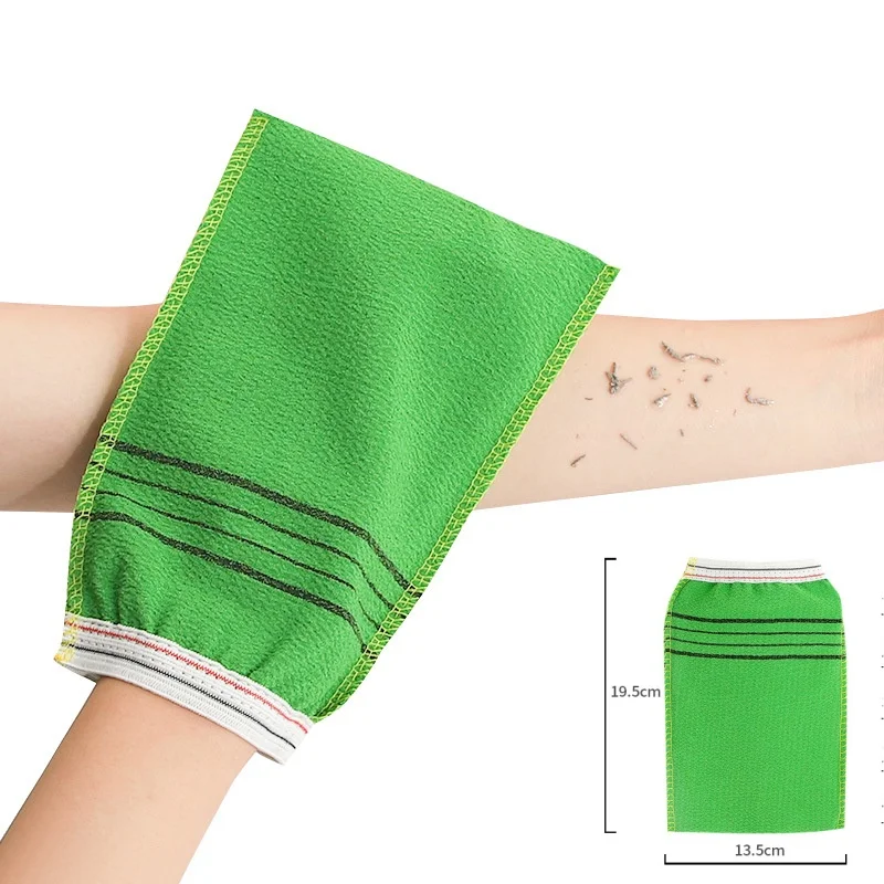 Bath for Peeling Exfoliating Body Cleaning Scrub Mitt Rub Dead Skin Gloves for Shower Body Brush Towel Bath Cleaning Supplies