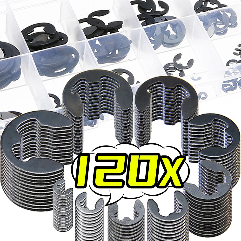 120PCS E Clip Snap …