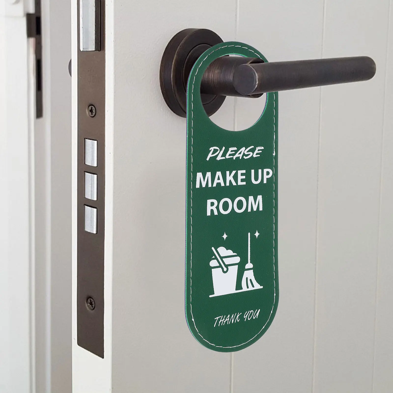

Do Not Disturb Door Hanger Sign Pu Double Sided Hotel Office Use Door Knob Hanging Tag Reminding Sign
