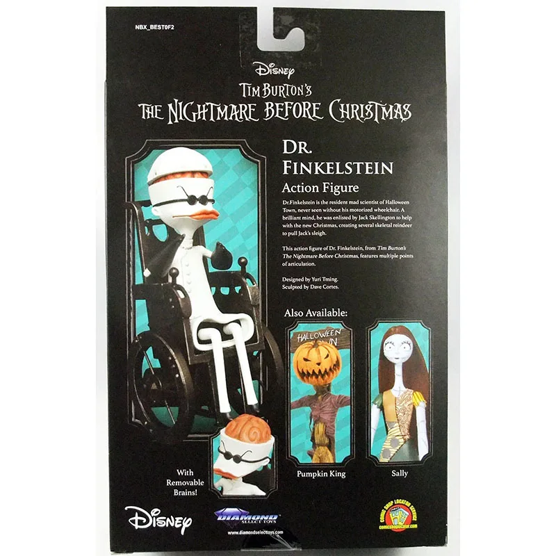 Diamond Select Toys Nightmare before Christmas Jack Skellington Ghost Action Figure Model Collectible Handmade Toy view 5
