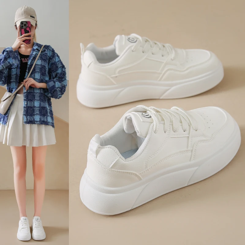 

Comfortable Casual Women's 5CM Platform Sneakers Non Slip Walking Shoes for Women Daily Wear Breathable Fashion Footwear