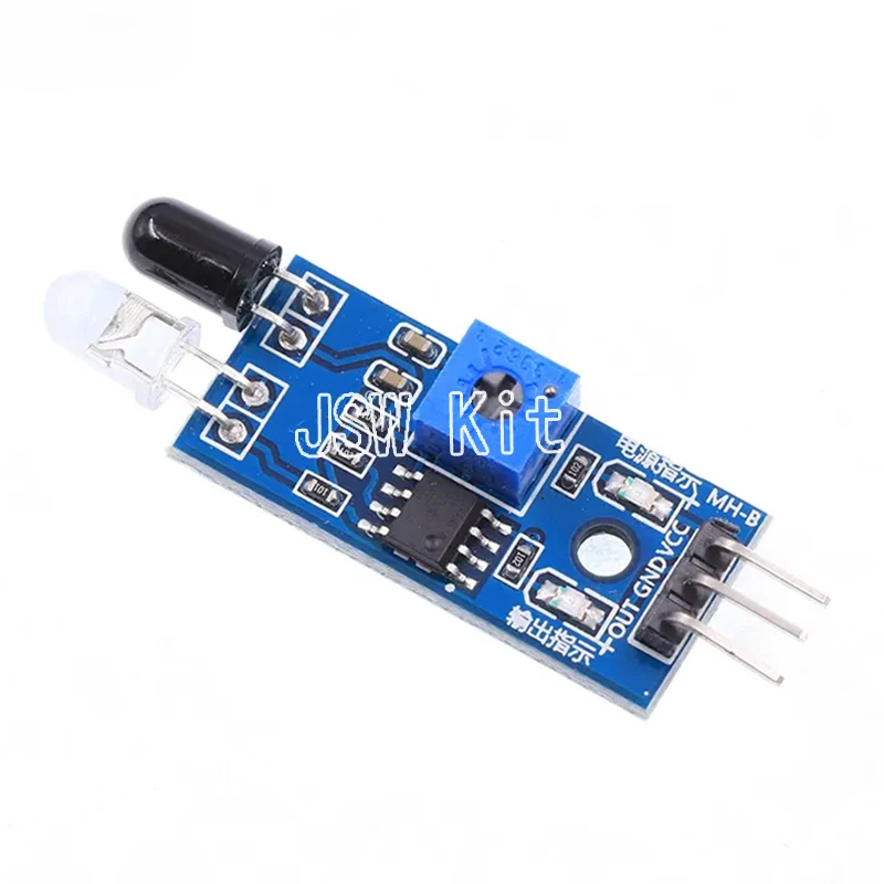 IR Infrared Obstacle Avoidance Sensor Module for Arduino Diy Smart Car Robot Reflective Photoelectric 3PIN