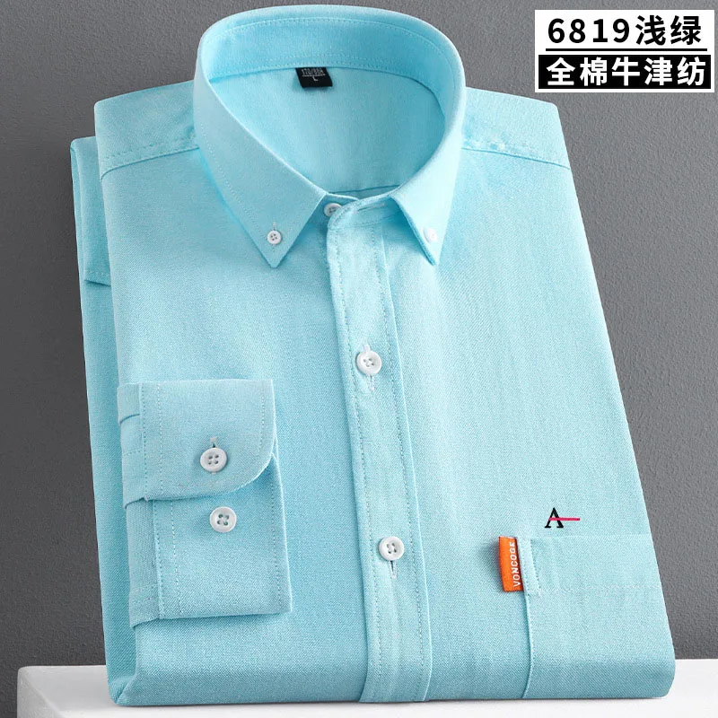 Camisa de manga larga para hombre, ropa informal de marca, bolso masculino, 2023