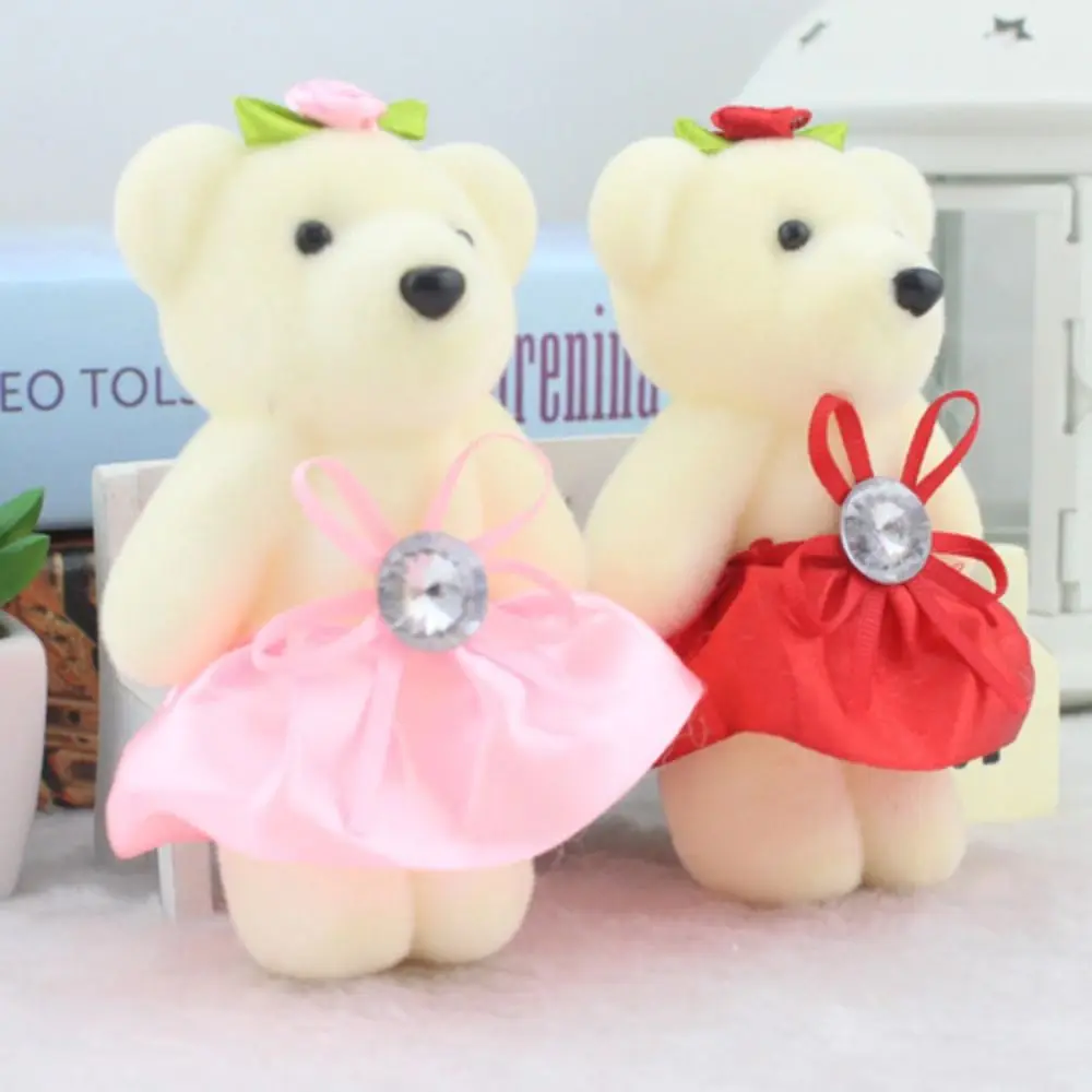 

10pcs/set Foam Bear Bear Plush Foam Toys Plush Doll Cartoon Mini Bear Flower Bouquet DIY 10cm Cartoon Bouquet Doll