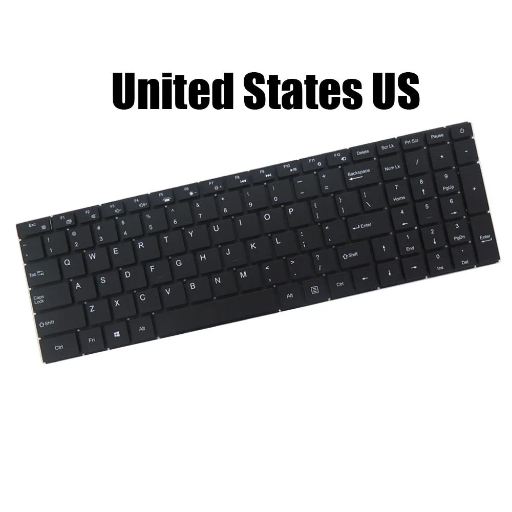 Laptop Backlit Keyboard For VSAP 1501 VNJH1501 1501-1 VNJH-1501-1 United States US Black New