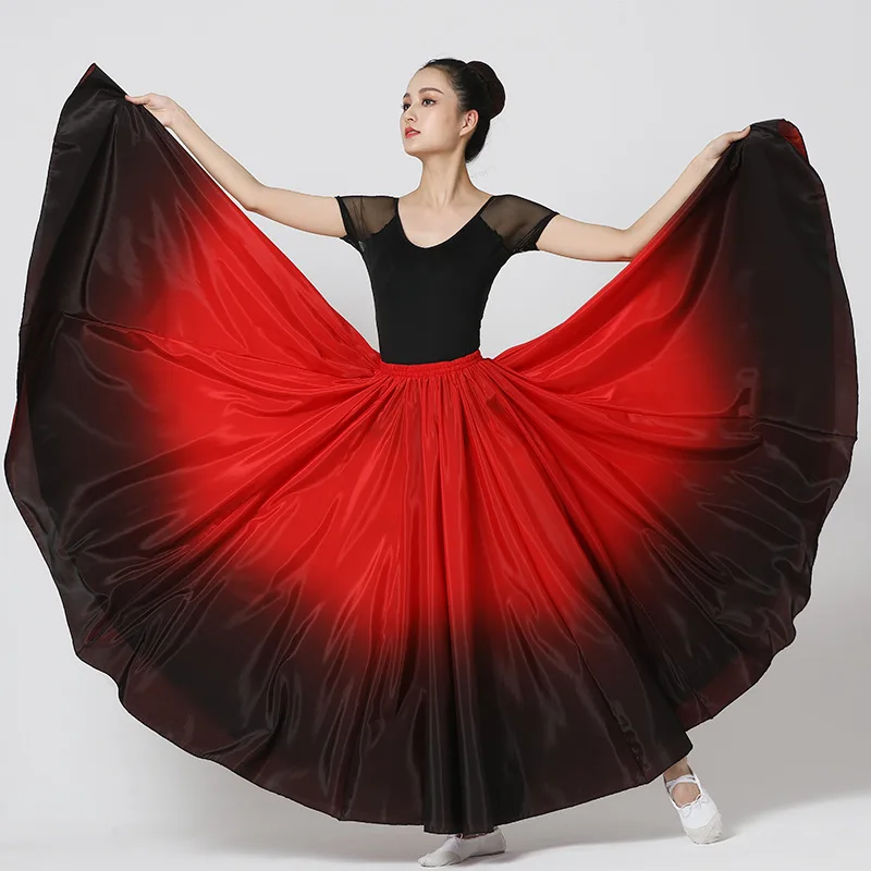 Spain Flamenco Dance Performer Dresses for Women Stage Performance Dancing Skirts Female Modern Classical Dance Big Swing Skirt