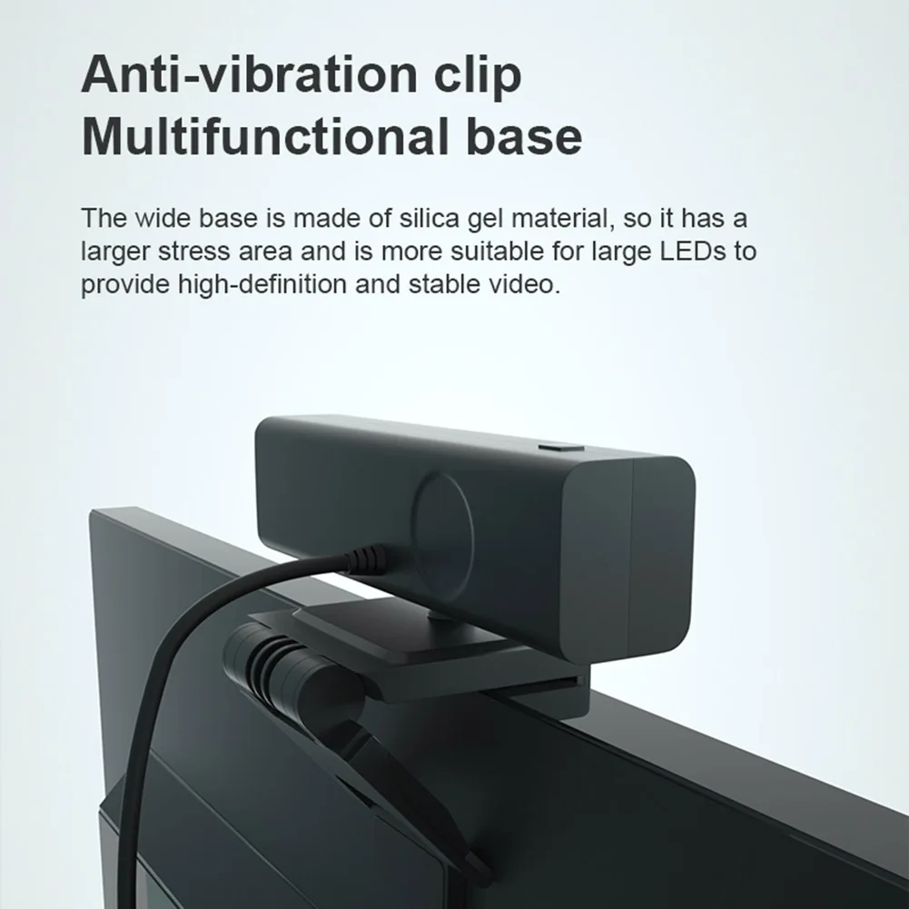 

1080P FHD Computer Camera 3 in 1 30fps Computer Web Camera with Speaker Microphone Conference Computer Webcam for Live Broadcast