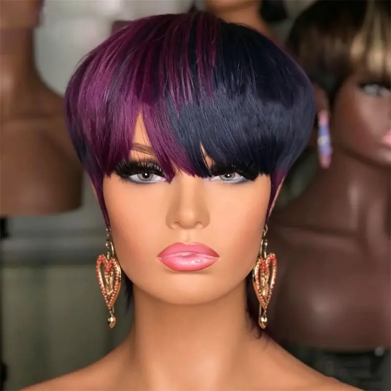 short-mullet-pixie-cut-human-hair-wig-black-purple-ombre-full-machine-made-with-bangs-soft-smooth-for-women-festival-cosplay