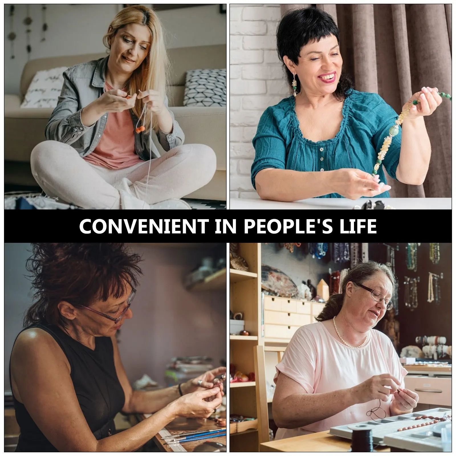 

24Pcs Beads Drill Set Practical Tool for Making Buddha Beads Jewelry Ring Drill Bit Woodworking Tool Kit Wooden Ring Maker