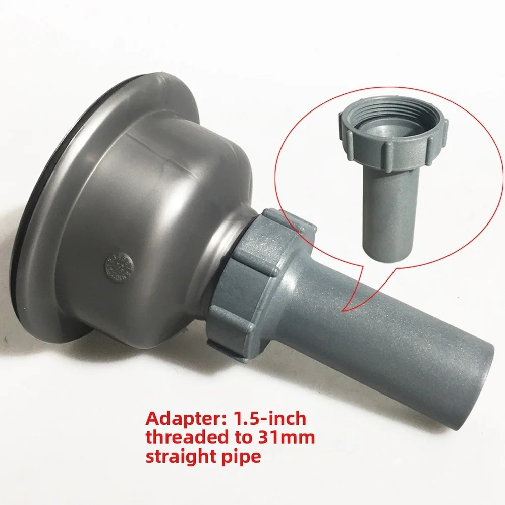 45mm to 31mm Pipe Adapter for Drainage Systems Designed for Sink Installations G1-1/2 Inch Inner Diameter PP Build