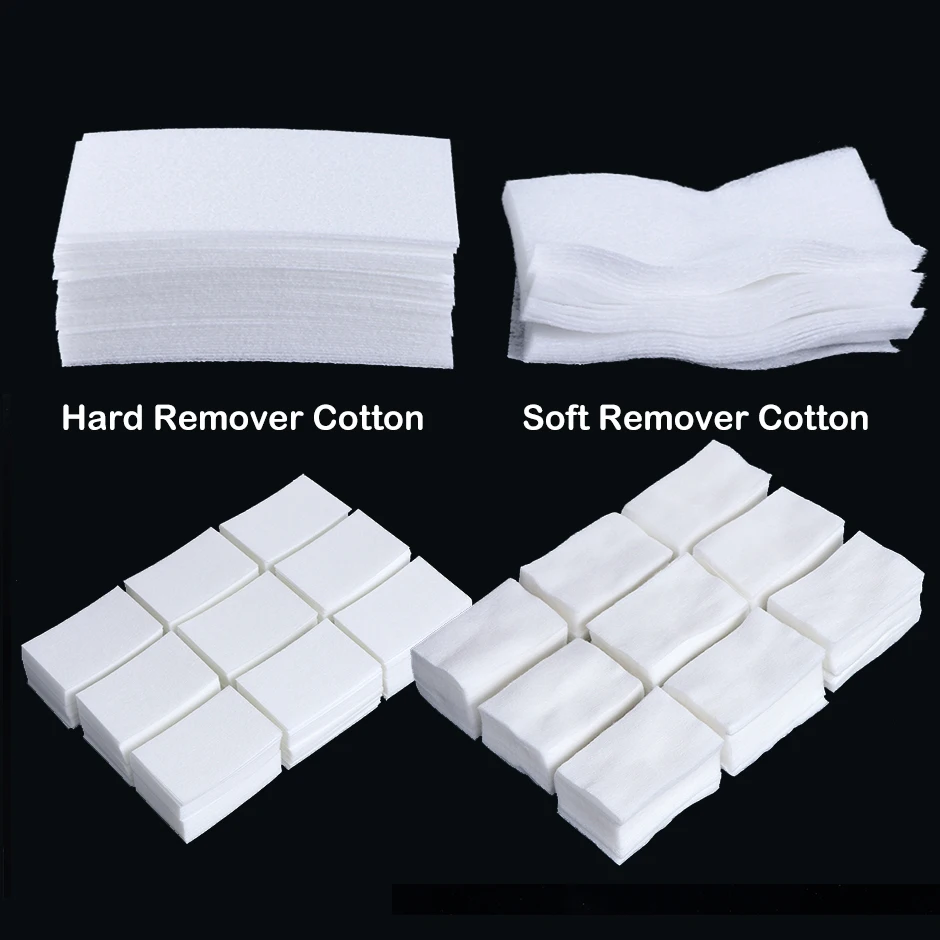 1pack Lint-Free Napkins for Manicure Gel Polish Removal Cleaner Nail Degreaser Nail Remover Cotton Wipes Pad Tools NT1543