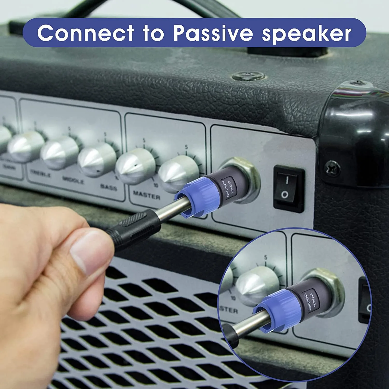YSS-10 Pieces NL4FC Speaker Cables Head Speakon Cable Connector 4-Pin Speaker Plugs With Twist Lock Waterproof For Cables