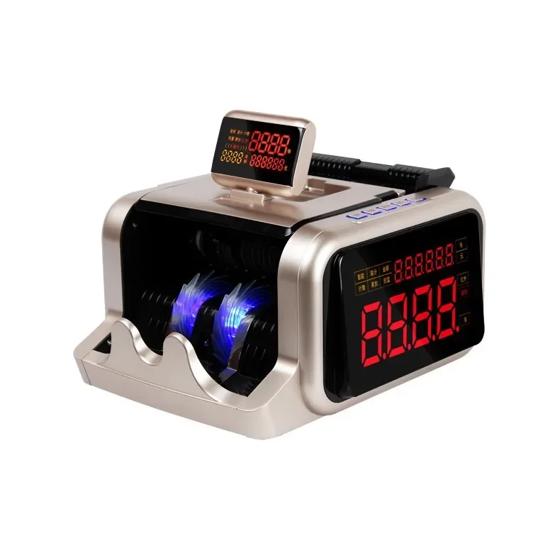 7-Inch large screen, point money detector,