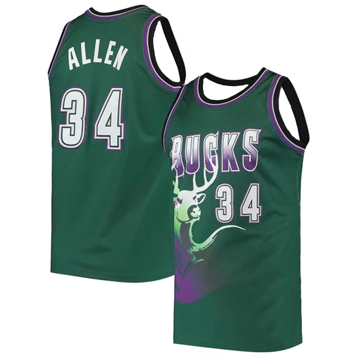 Vintage New Style 96 Season Ray Allen Basketball Jersey Man Women Sport Comfort Vest Sport Program Kid/Adult Fashion Vest Top