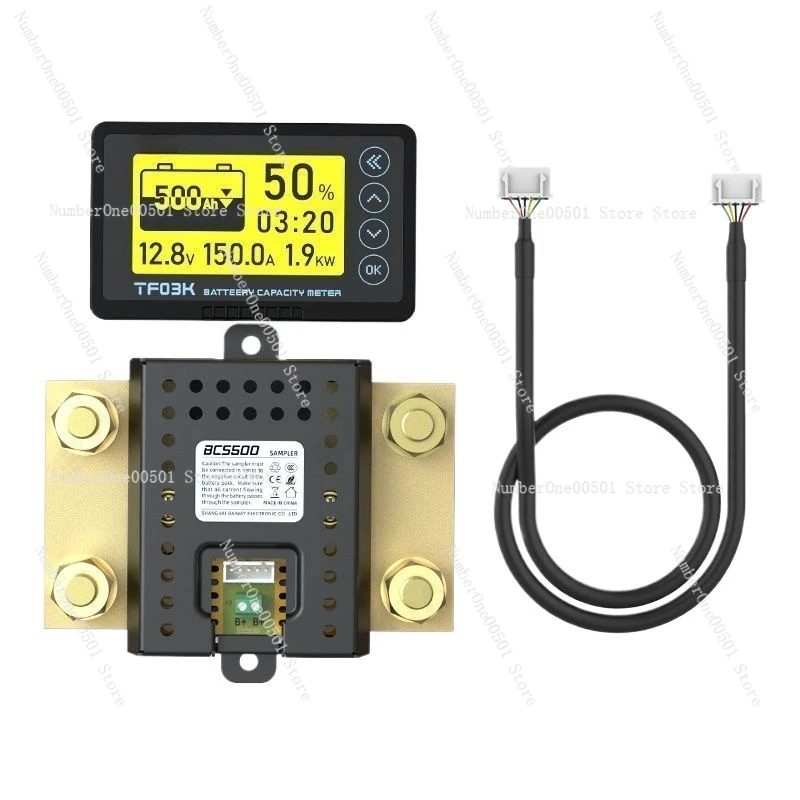 High Precision Battery Monitor, Digital Voltage & Current Display, Sensitive Response Power Detector, Universal Fit