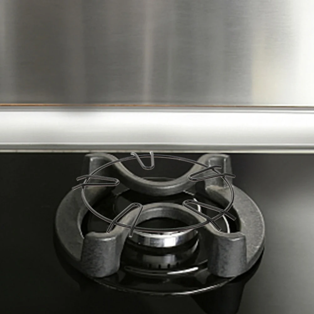 

Milk Pot Holder Cast Iron Stove Ring Non Slip Cooktop Support For Gas Cassette Stoves Kitchen Pan Stand Rack Cooking Storage