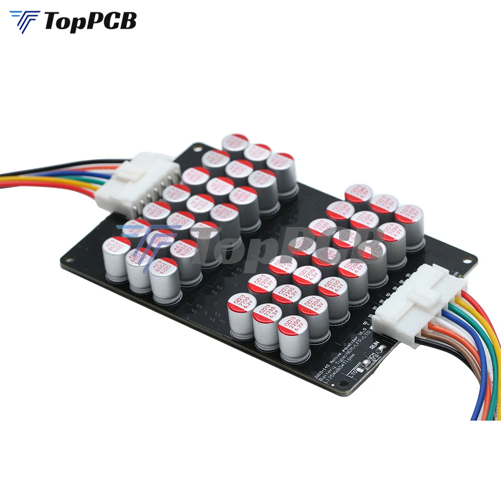 10-14S 5A Active Balancer Equalizer 18650 14500 32650 Li-ion Lipo Lifepo4 LTO Lithium Battery Cell Packs Balance Module